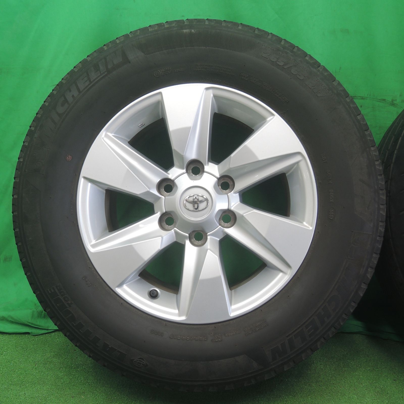 送料無料* キレイ☆トヨタ 150系 ランクル プラド 純正 265/65R17 ミシュラン LATITUDE TOUR 17インチ  PCD139.7/6H☆4060101ナノ - メルカリ