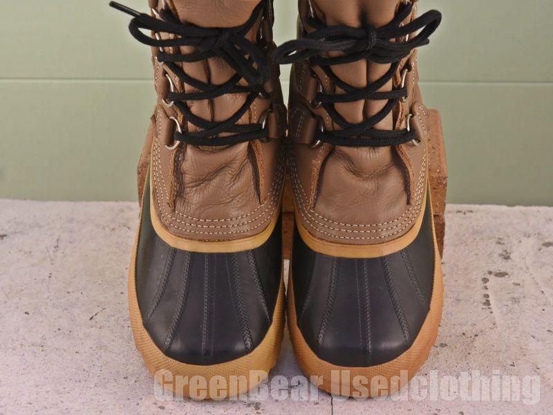 ブランド品専門の ビンテージ SOREL ソレル カナダ製 スノーブーツ ブラウン 茶 スノーブーツ