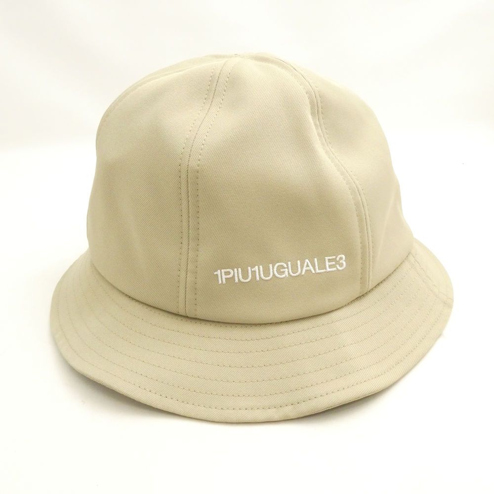 1PIU1UGUALE3 ウノピュウノウグァーレトレ LADIES 113 GOLF METRO HAT GSG014 メトロハット ポリエステル100％ バケット 帽子 ロゴ 小物 ゴルフ スポーツ レディース AU3305