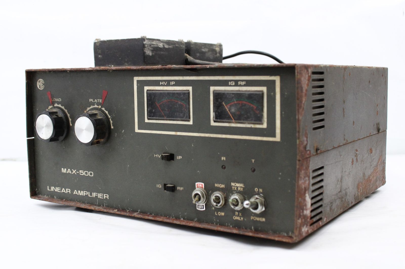 ジャンク MAX-500 真空管4本 リニアアンプ CB無線 アマチュア無線 IT8HBMXIBRY0-A00-byebye