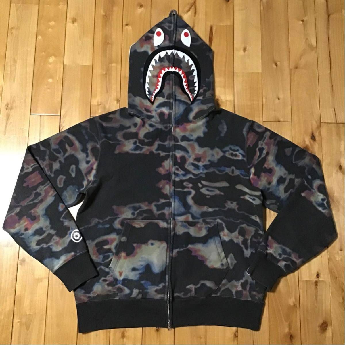 THERMOGRAPHY シャーク パーカー Lサイズ a bathing ape BAPE