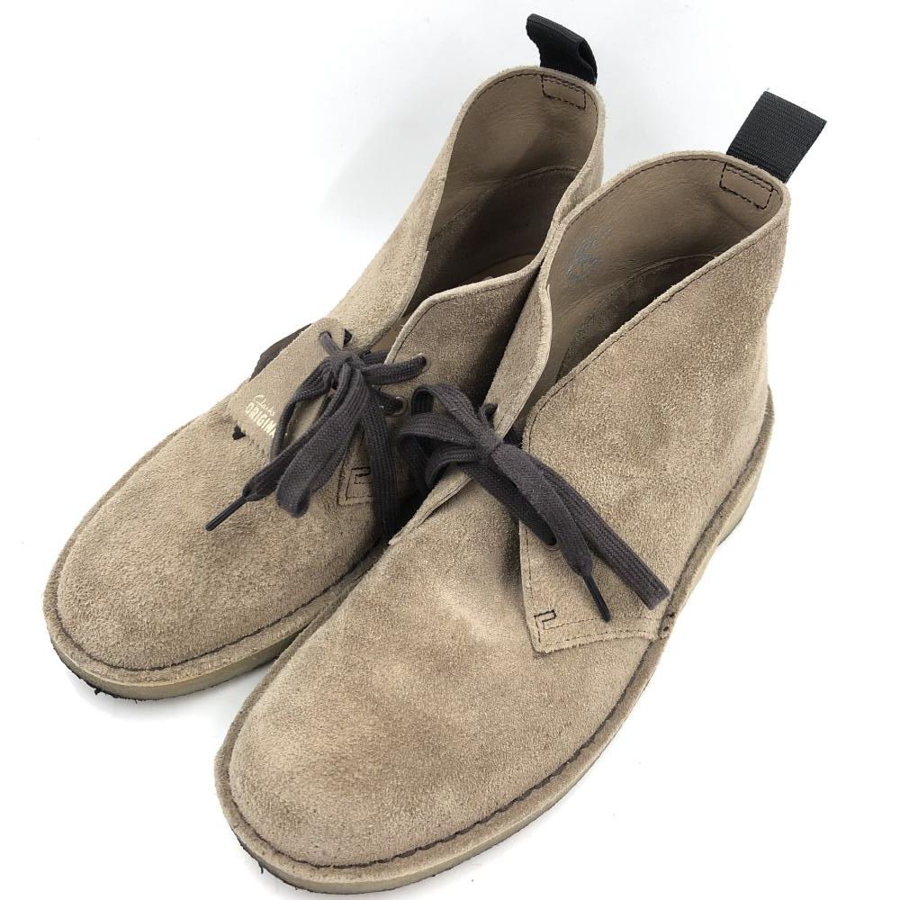 中古】Clarks 75周年記念 デザートブーツ ウルフスウェード 26.5