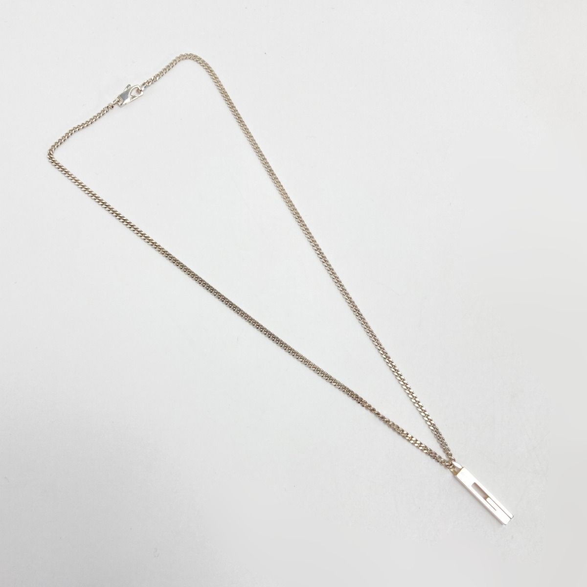 GUCCI グッチ Gマーク ネックレス シルバー Ag925 カットアウトG  