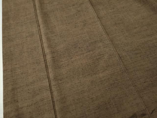 平和屋着物○上質な紬 色無地 媚茶色 正絹 逸品 CAAU1703yc - メルカリ