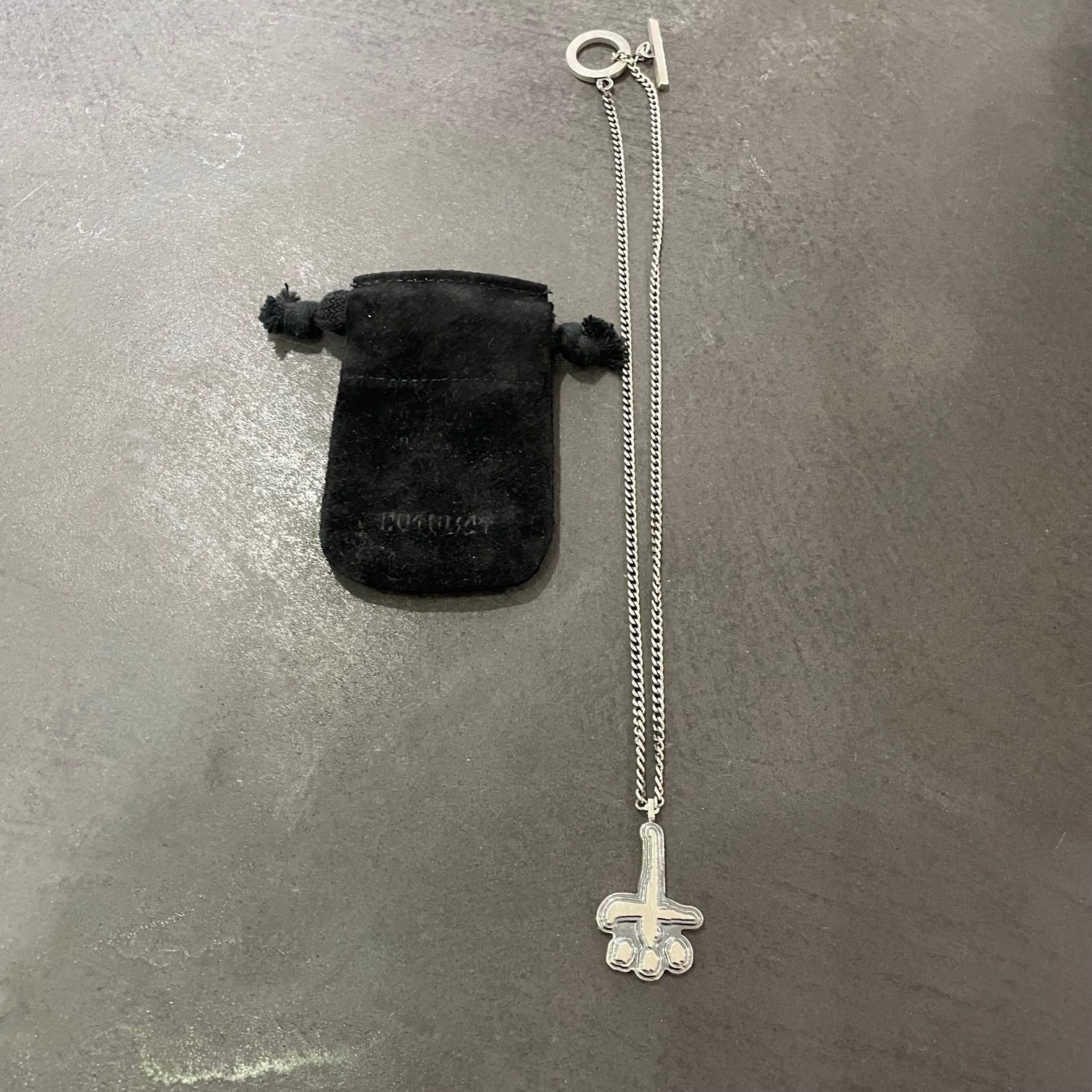 定価44000円 美品 CVTVLIST 23AW NECKLACE シルバー アンダークロス 