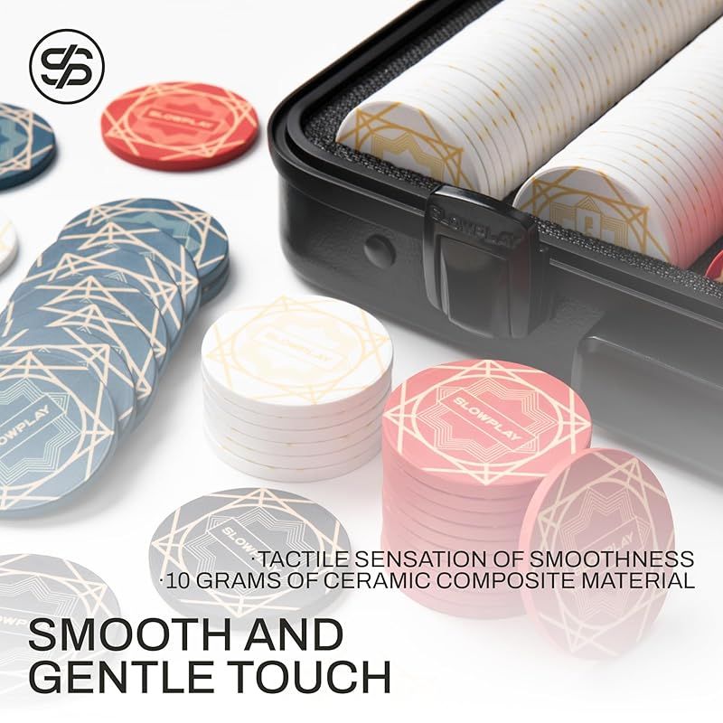 SLOWPLAY Nash Ceramic Poker Chips Set | Nashセラミックポーカー