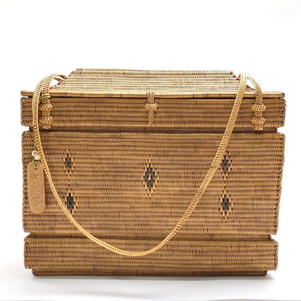 【美品】アタバッグ Rosily ハンドバッグ rm) Rosily ロージリー アタ バッグ ショルダーバッグ カゴ