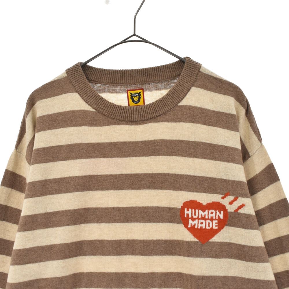 HUMAN MADE (ヒューマンメイド) 22AW STRIPED L/S KNIT SWEATER