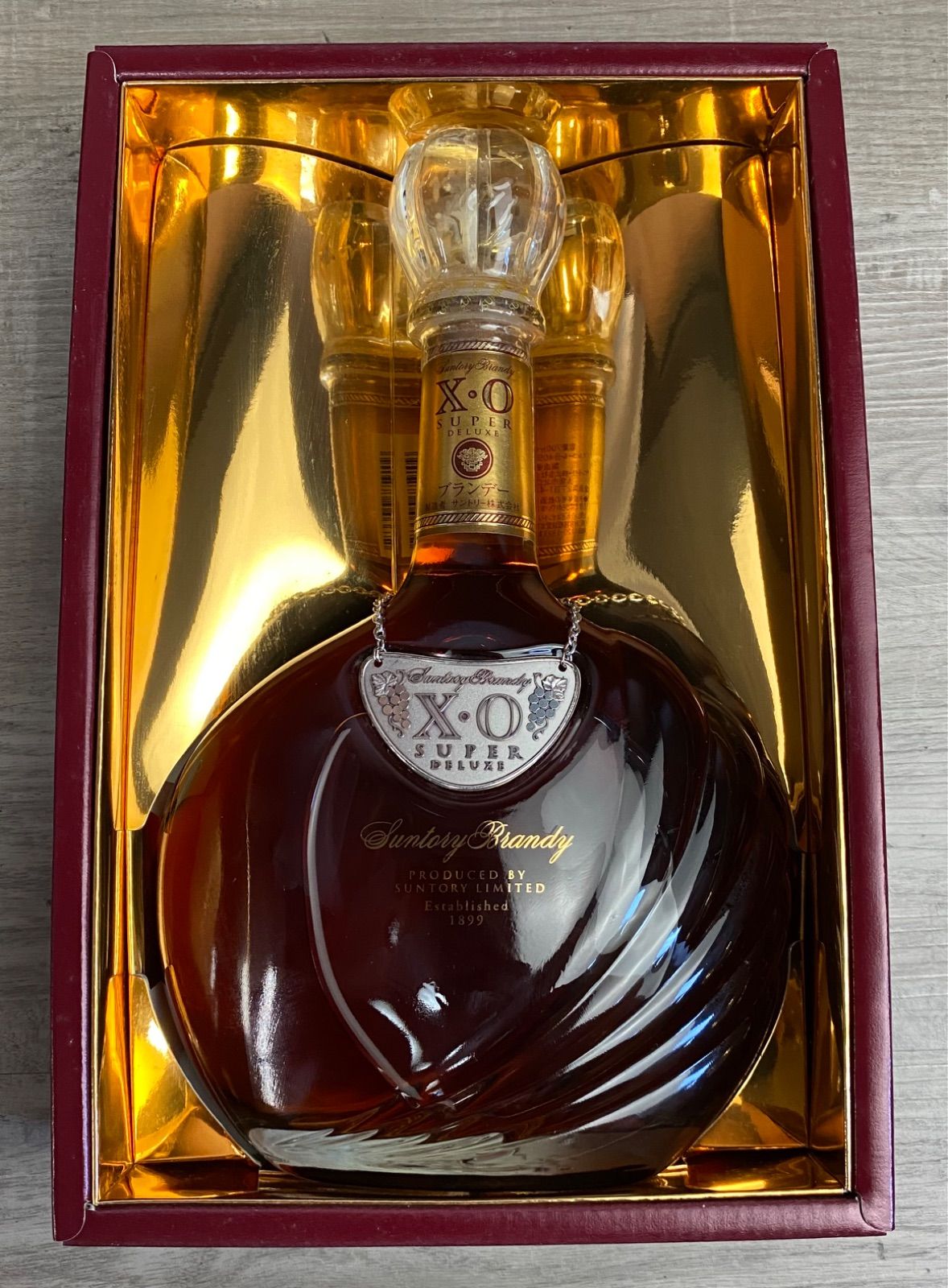 サントリー XO スーパーデラックス ブランデー 700ml 40% 5本セット サントリー XO スーパーデラックス ブランデー 700ml 40%［未