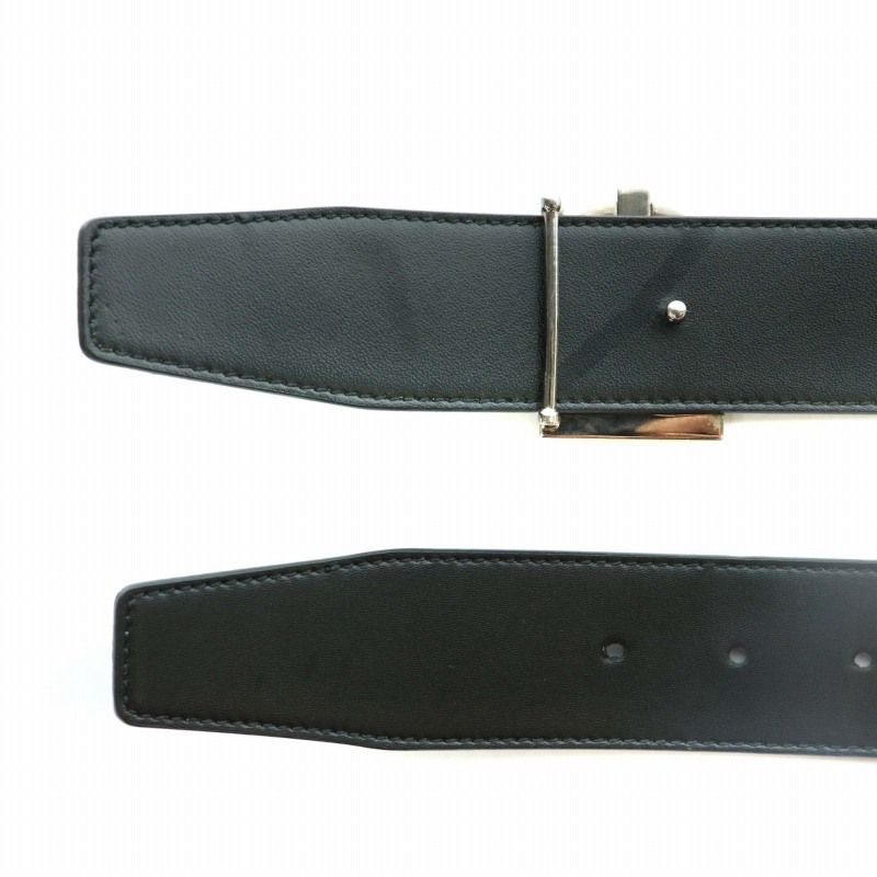 バーバリー BURBERRY ベルト PVC レザー リバーシブル モノグラム 総柄