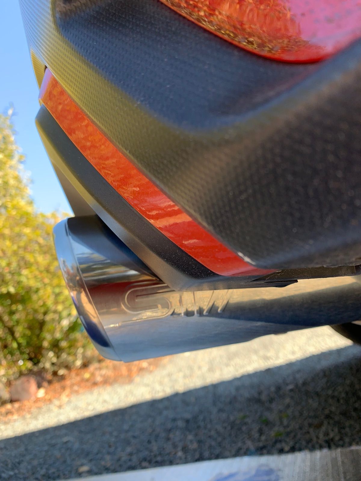 スバル レヴォーグ VN フォレスターSK 純正マフラー STIマフラーカッター STI 純正 マフラーカッター装着（スバル フォレスター・SK）by