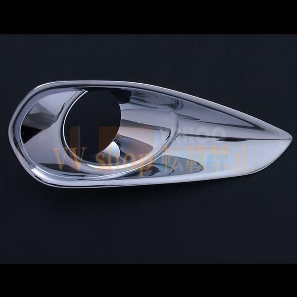 生殖能力 トヨタ ハリアー 60系 フォグランプカバー ガーニッシュ メッキ 鏡面 シルバー カスタム パーツ アクセサリー ドレスアップ 外装 2P EX434