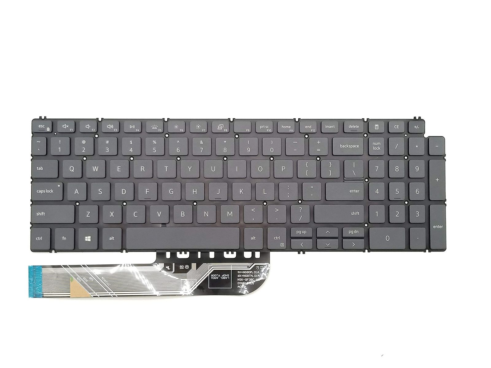 交換用キーボード Dell inspiron 15 3501 3502 3505 5501 5502 5508 5584 5590 5593 5594 5598 inspiron 15 7500 7501 7590 7591 Latitude 3 [ブラック]