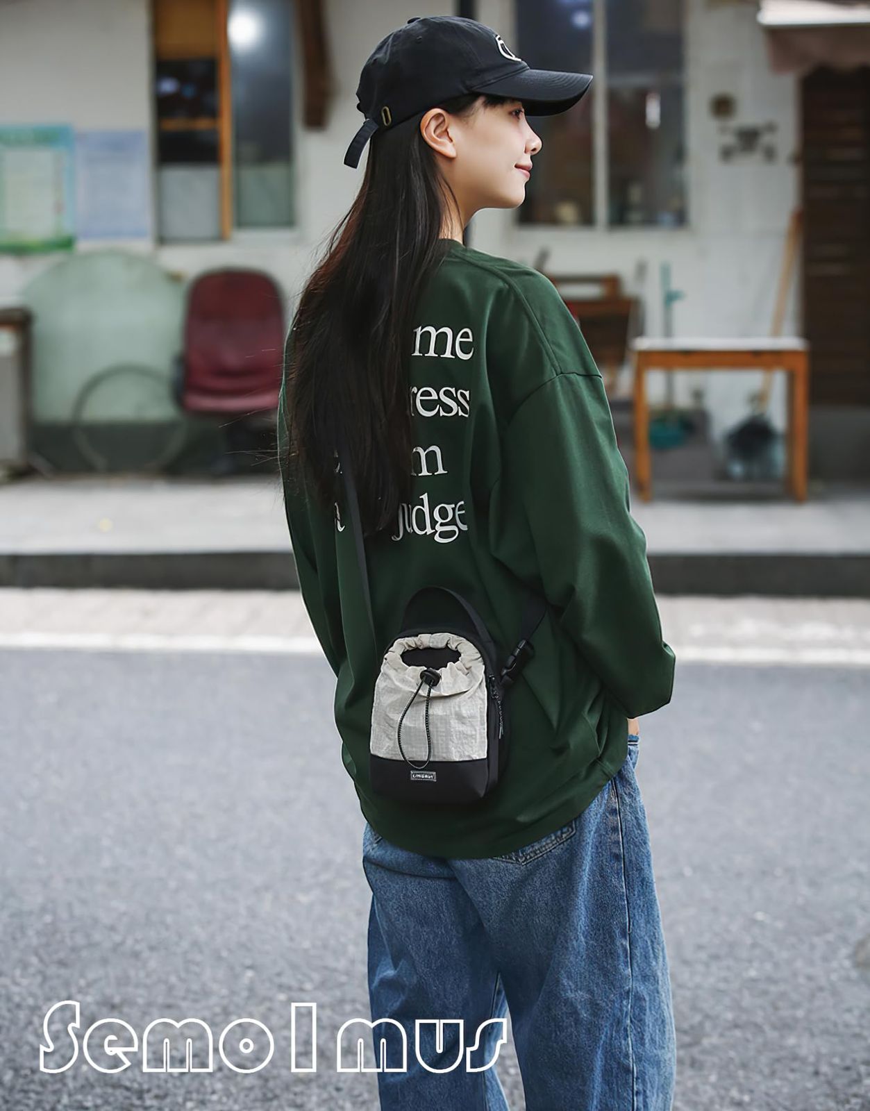 Semo1mus] ミニ ショルダーバッグ 小さめ サコッシュ