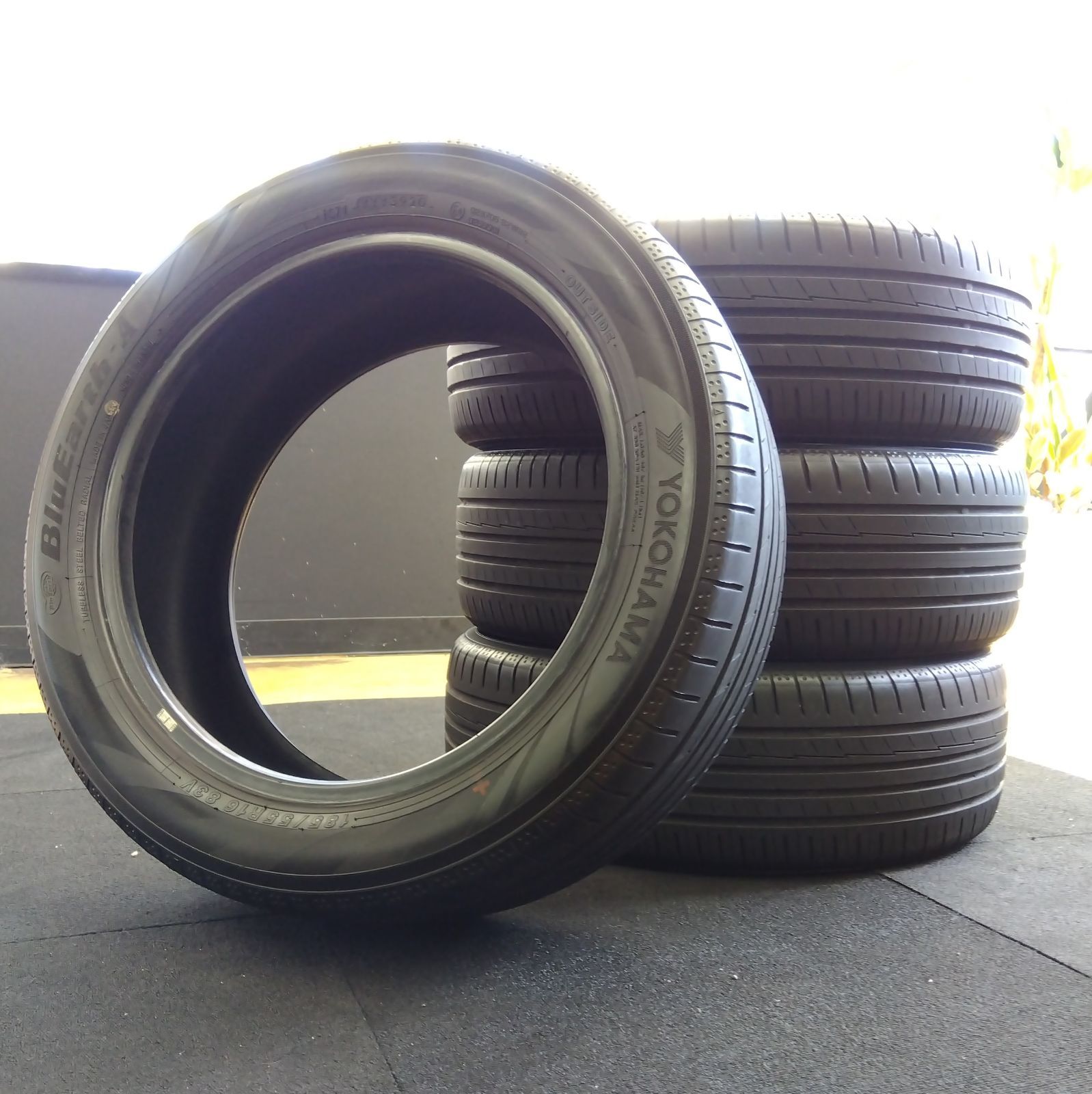 185 55R16 83V タイヤ ４本セット YOKOHAMA Blue Earth-A 16インチ サマータイヤ 2020年製