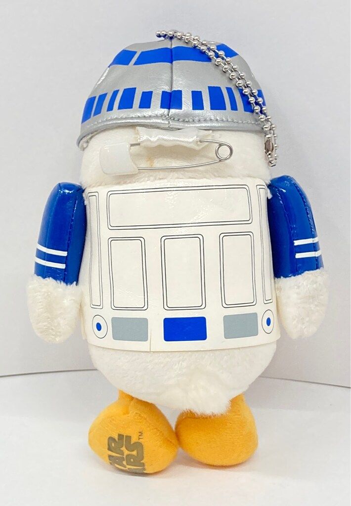 ディズニー ドナルド　ぬいぐるみバッジ スターウォーズ R2-D2 Amazon | スターウォーズ ぬいぐるみバッジ ( R2-D2 青