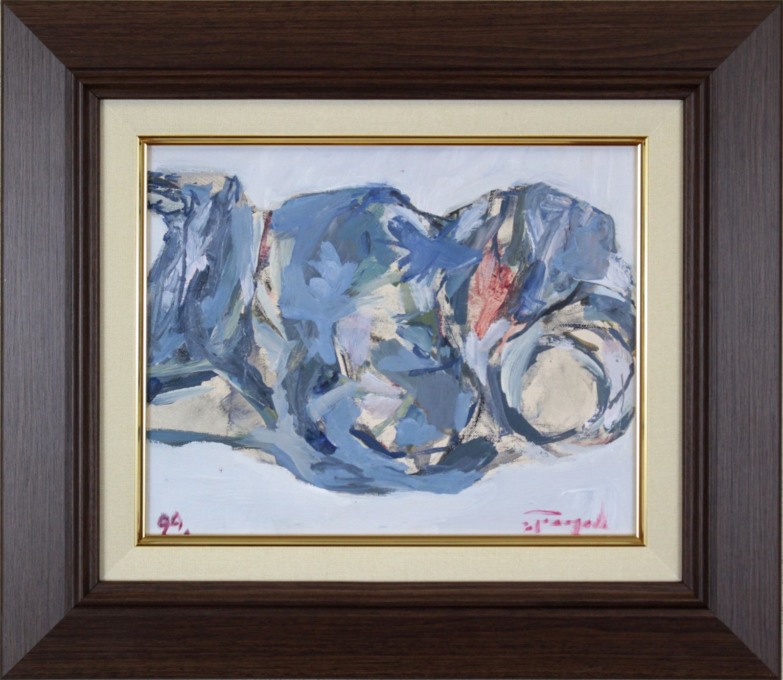 亀山良雄『抽象』油彩画【真作保証】 絵画 亀山良雄『抽象』油彩画【真作保証】 絵画 - メルカリ