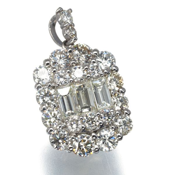 Pt900 ダイヤモンド0.2ct ペンダントトップ 楽天市場】Pt900 クロス30 鑑定書付き ダイヤ 0.2ct以上 G SI2
