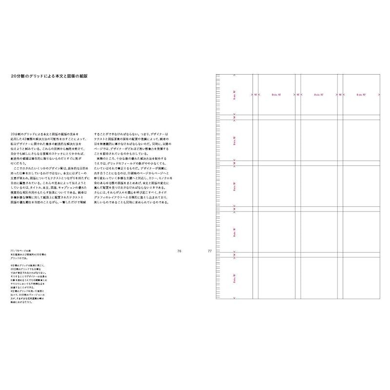 グリッドシステム グラフィックデザインのために