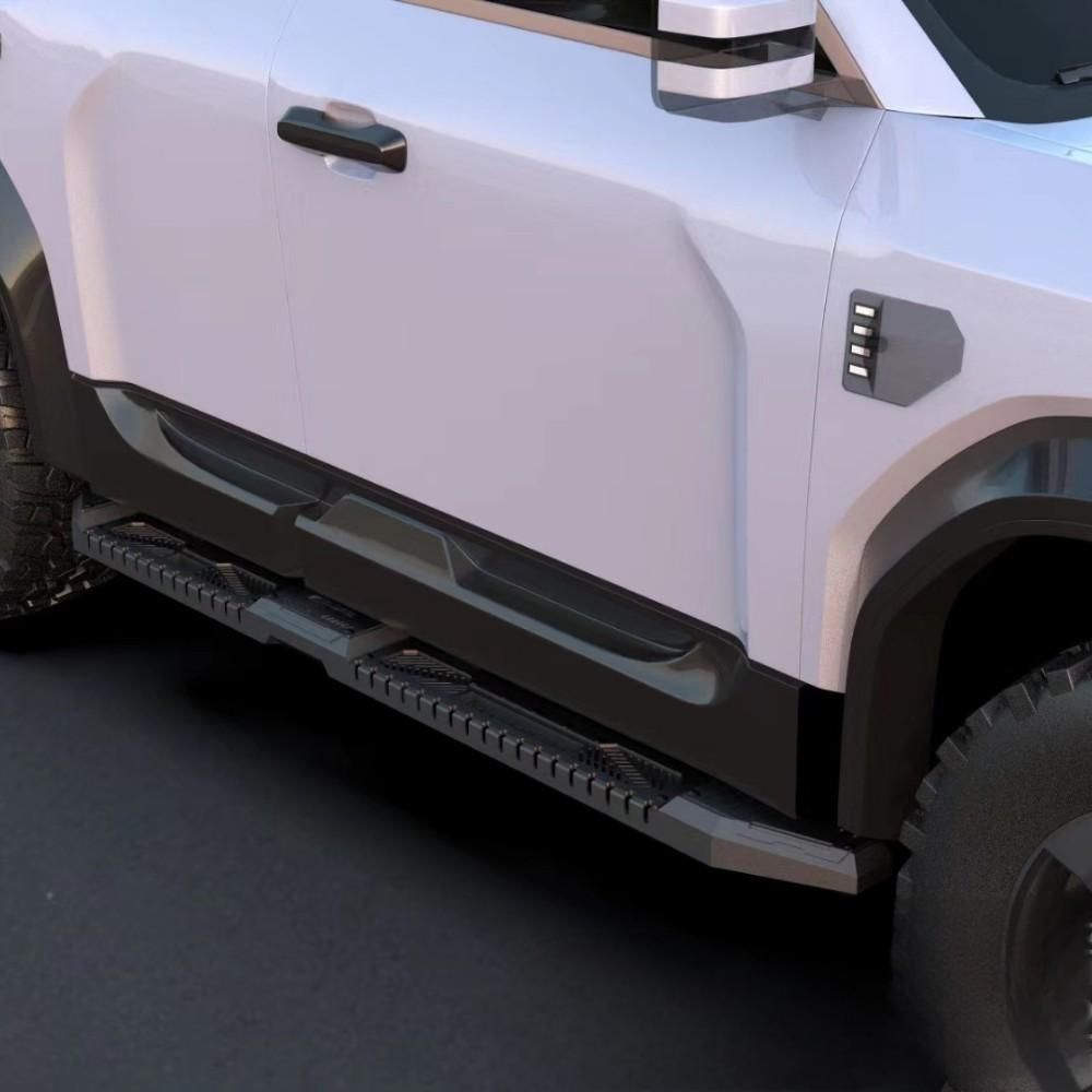 比亚迪方程豹5 サイドステップ＆フットボードセット - 高耐久性 スタイリッシュデザイン 滑り止め機能