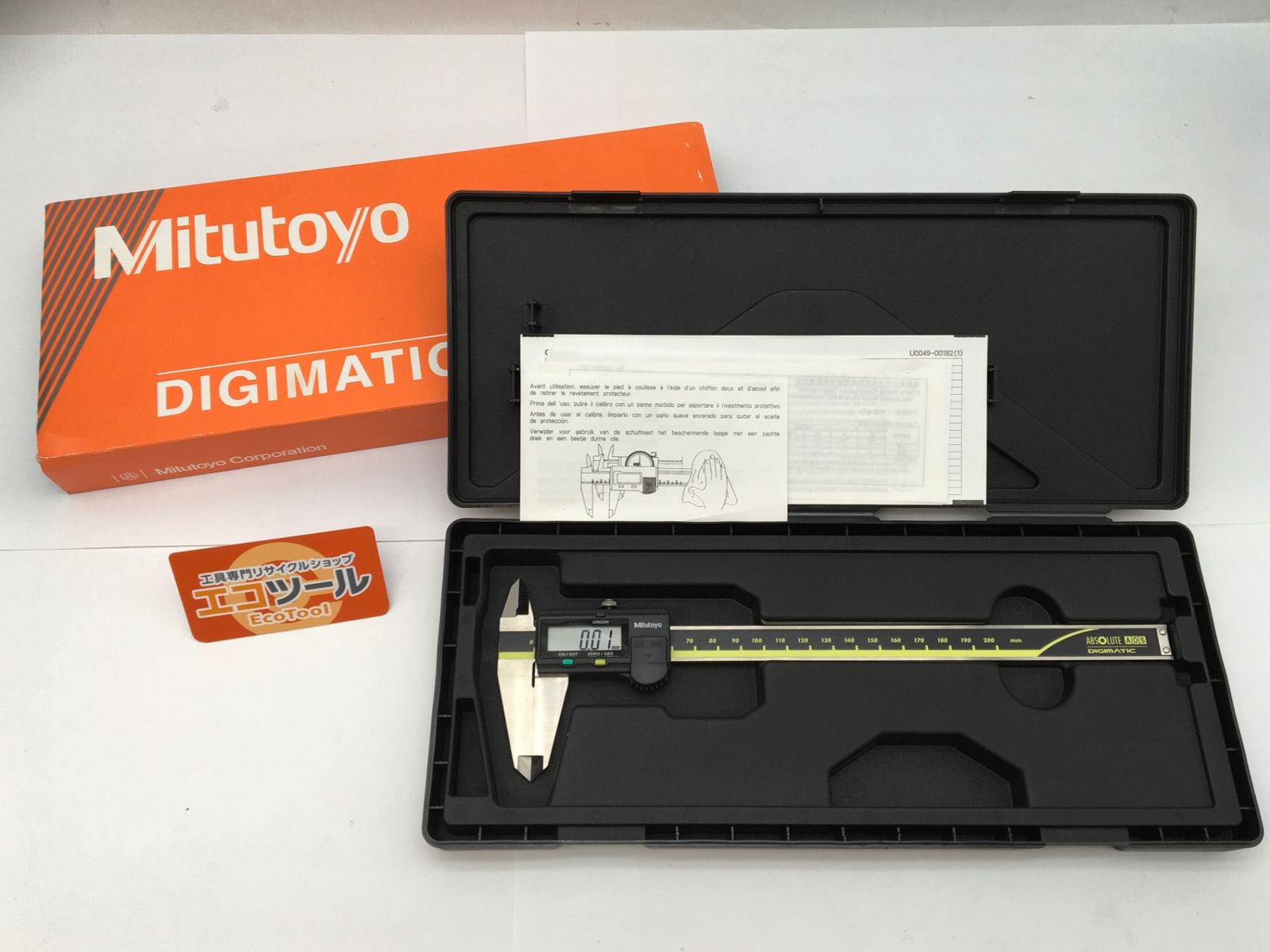 【領収書発行可】MITUTOYO/ミツトヨ デジタルノギス CD-20APX 500-182-30 [ITP1SROS3VBS][エコツール知立店]