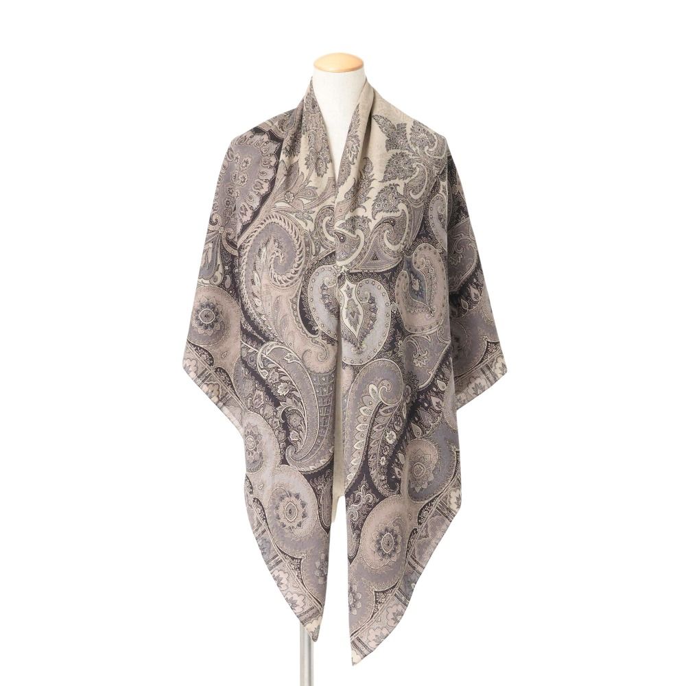 ETRO エトロ ストール ペイズリー 大判 スカーフ ショール 総柄