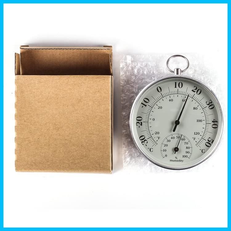 在庫 業務用浴室 壁掛け 湯温計 湿度計 赤ちゃん 温度計 時計 お風呂 電池必要なし サウナ用 温度 湿度計 高精度 室温度計 100 100 25mm thermometer Huray HRDEVELOPMENT_JP