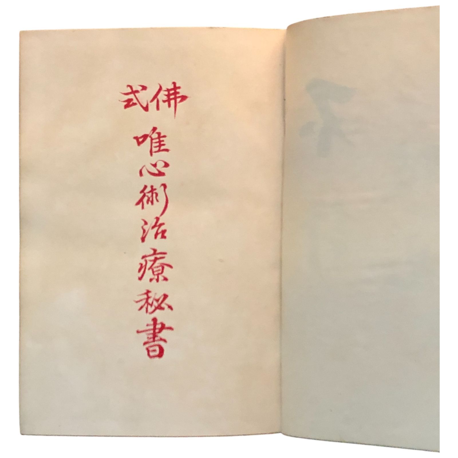 佛式唯心術治療秘書 福田信太郎 佛式唯心学本部 大正五年五月一日發行 岡田式呼吸静坐法|催眠術|心霊術|戦前|東洋医学|精神療法|代替医療|治療法|秘術|民間療法|精神世界|健康法 aaB77ynm6