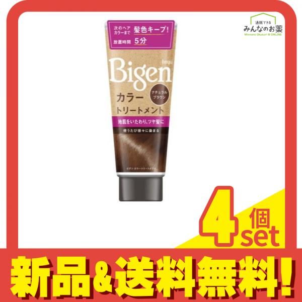 ビゲン カラートリートメント ナチュラルブラウン 180g 4個セット まとめ売り