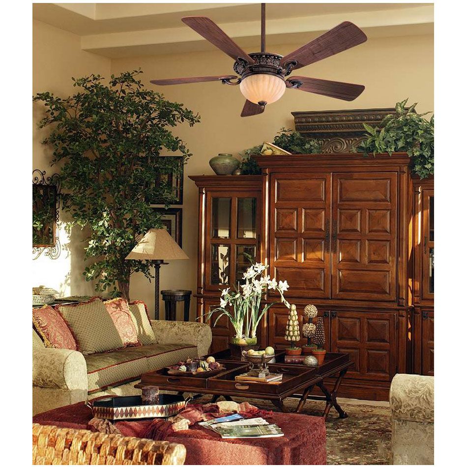 ボルテラ5灯シーリングファン照明（ベルカロウォールナット）｜照明