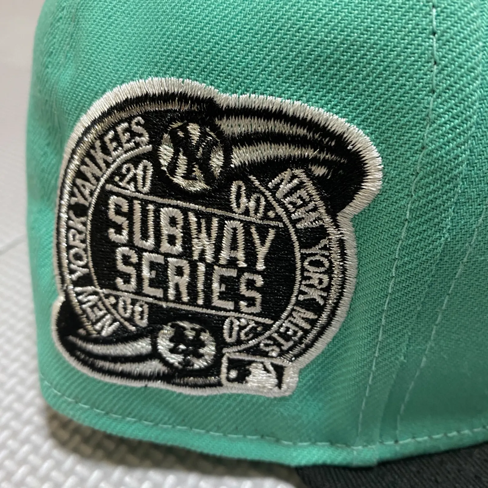 NEWERA》ニューエラ ニューヨーク ヤンキース 59FIFTY 2トーン キャップ ミント ブラック つば裏 グレー 7 3/8 |mercariメルカリ官方指定廠商|Bibian比比昂代買代購