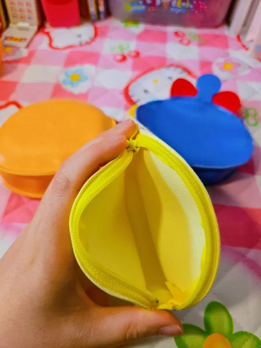 アンパンマン ガラガラ メロンブレッドガール 小銭入れ ミニポーチ