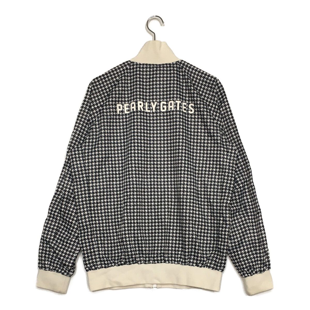 メンズ パーリーゲイツ PEARLY GATES ブルゾン 5 L 紺×白 蓄熱ジャケット 千鳥柄