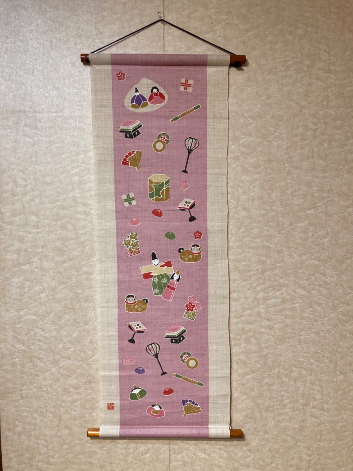 【Kana様】つるし飾り つるし雛 桃の節句の輪下げ(タッセル赤) Kana様】つるし飾りつるし雛桃の節句の輪下げ(タッセル赤