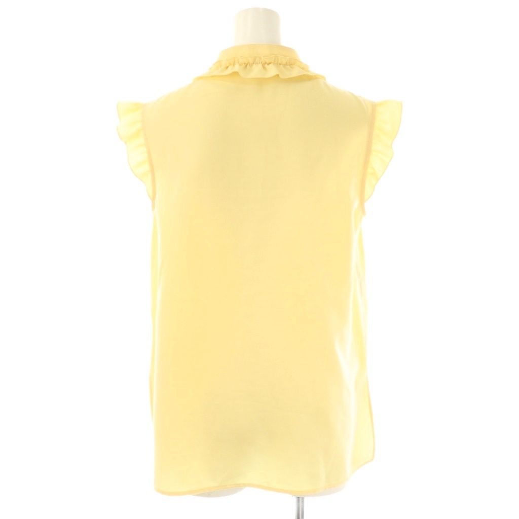 【Rene】フリル付きノースリーブニットカットソー【美品】 Rene】フリル付きノースリーブニットカットソー【美品】 Renéの