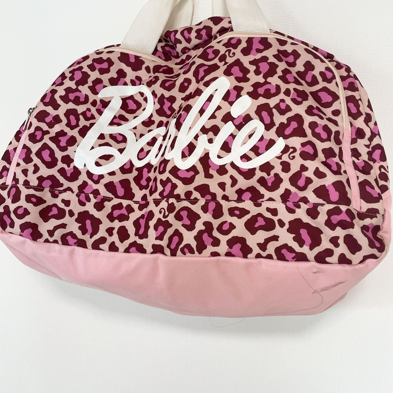Barbie バービー ボストンバッグ レオパード ヒョウ柄 ピンク 