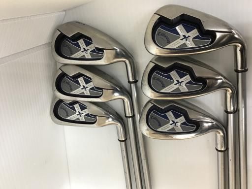 格安！中古メンズゴルフクラブセット！ 中古】 キャロウェイ X・18 6S アイアンセット IR JV X-SERIES