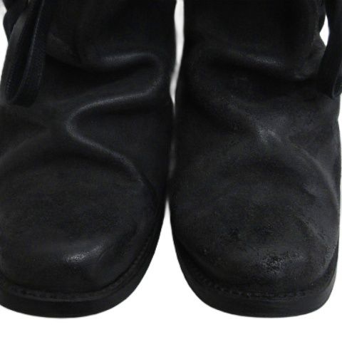  ボリスビジャンサベリ BORIS BIDJAN SABERI ホースレザー ブーツ ブラック 41 26 cm GY 51 その他 トップス