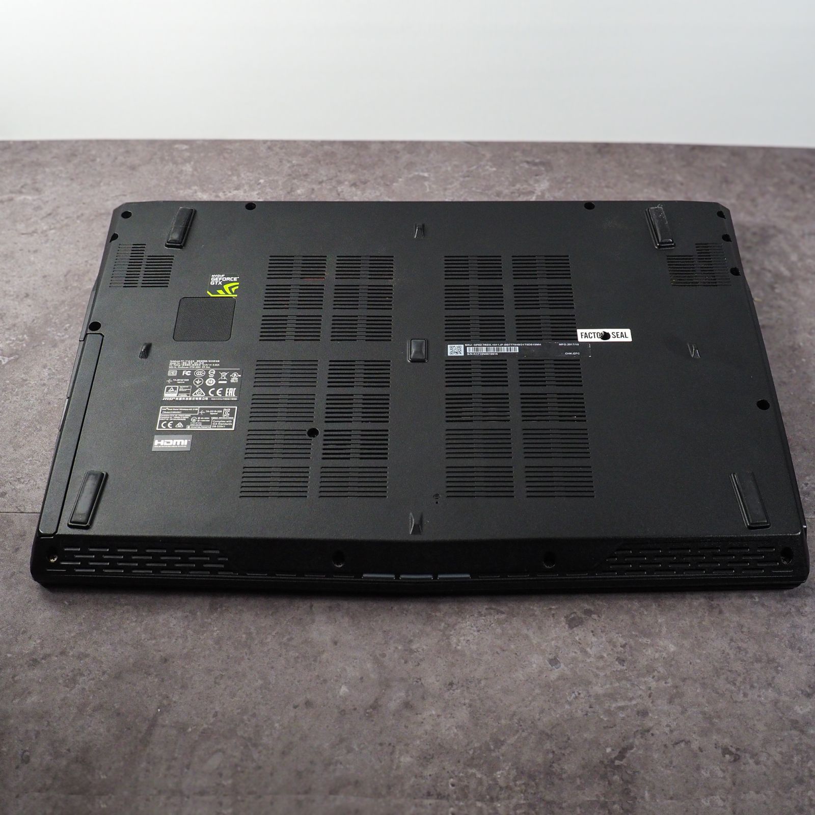 THIRDWAVE GROUP - ◆ジャンク品・本体のみ◆ゲーミングノートPC パソコン GALLERIA ガレリア GCL1650TGF【i5-10300H・GTX1650Ti・16GB・SSD256GB】★OSなし・起動不可/LT-JUNK-250258（035043） THIRDWAVE GROUP - ◇ジャンク品◇ゲーミングノートPC パソコン
