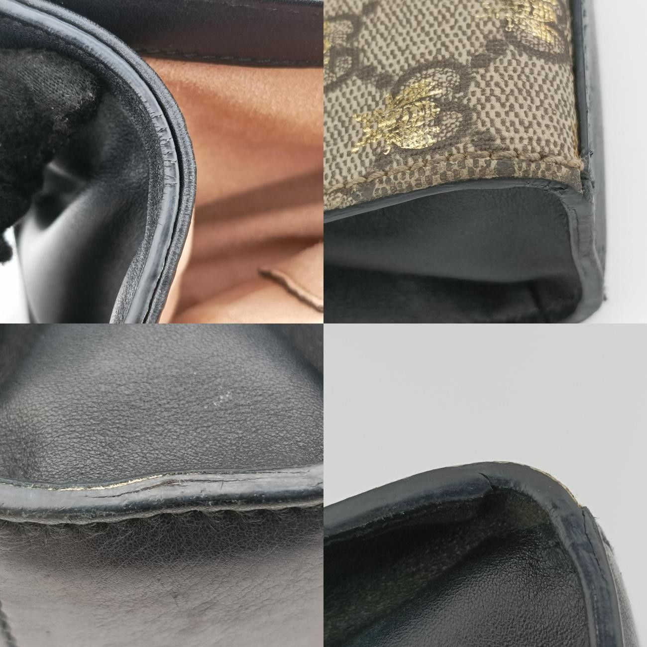 グッチGucciパドロックブラウンPVCコーティングキャンバス409487I030338852