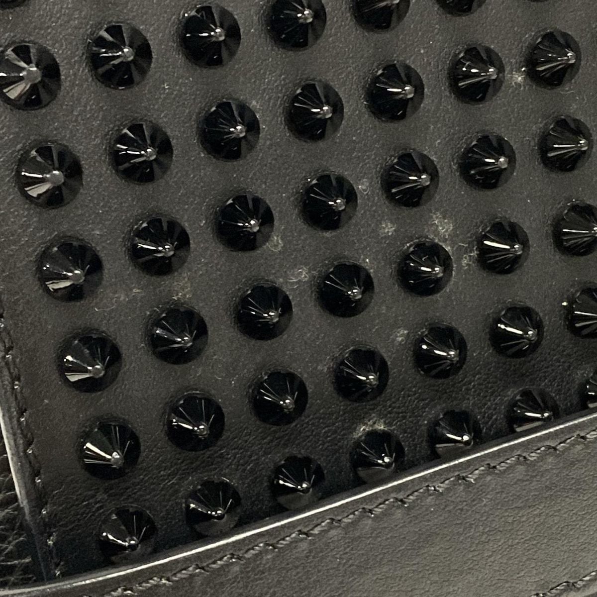 CHRISTIAN LOUBOUTIN クリスチャンルブタン ショルダーバッグ ベンチリポーター 黒 ミニバッグ スタッズ レザー DECORATOM_COM_BR