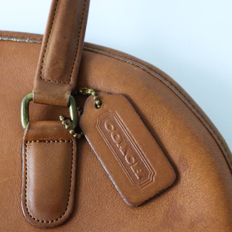 コーチ COACH 9958 レザーハンドバッグ トートバッグ/ブラウン