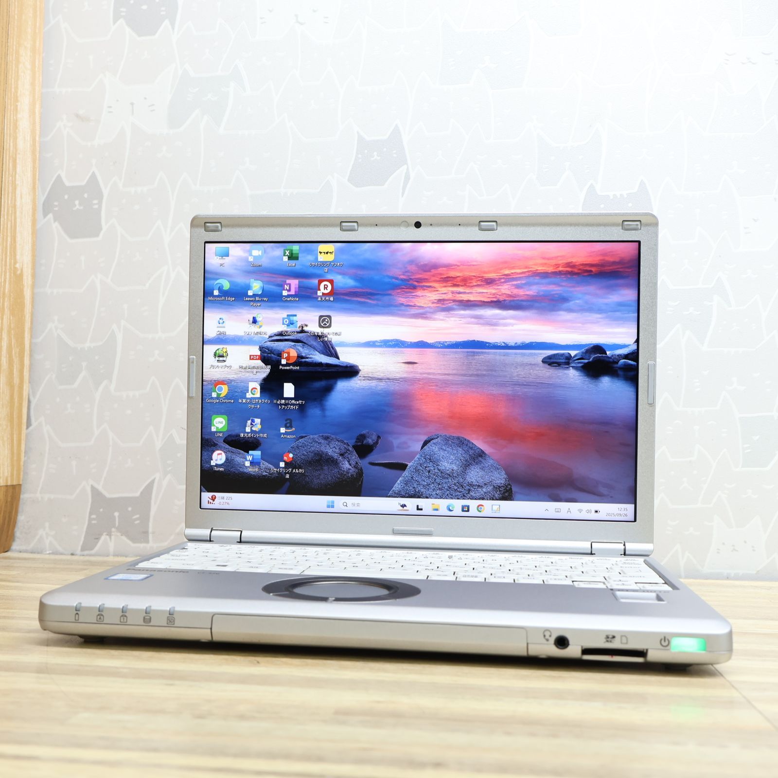 ★特価品☆ Panasonic Let's note CF-NX2【軽量・高解像度・高性能】Core i5搭載/快速SSD仕様/Windows10/Office最新版◆新品無線マウス付属 ✖✖訳あり品特価✖✖☆ 高年式 Panasonic Let\u0027s note CF SV9 十世代