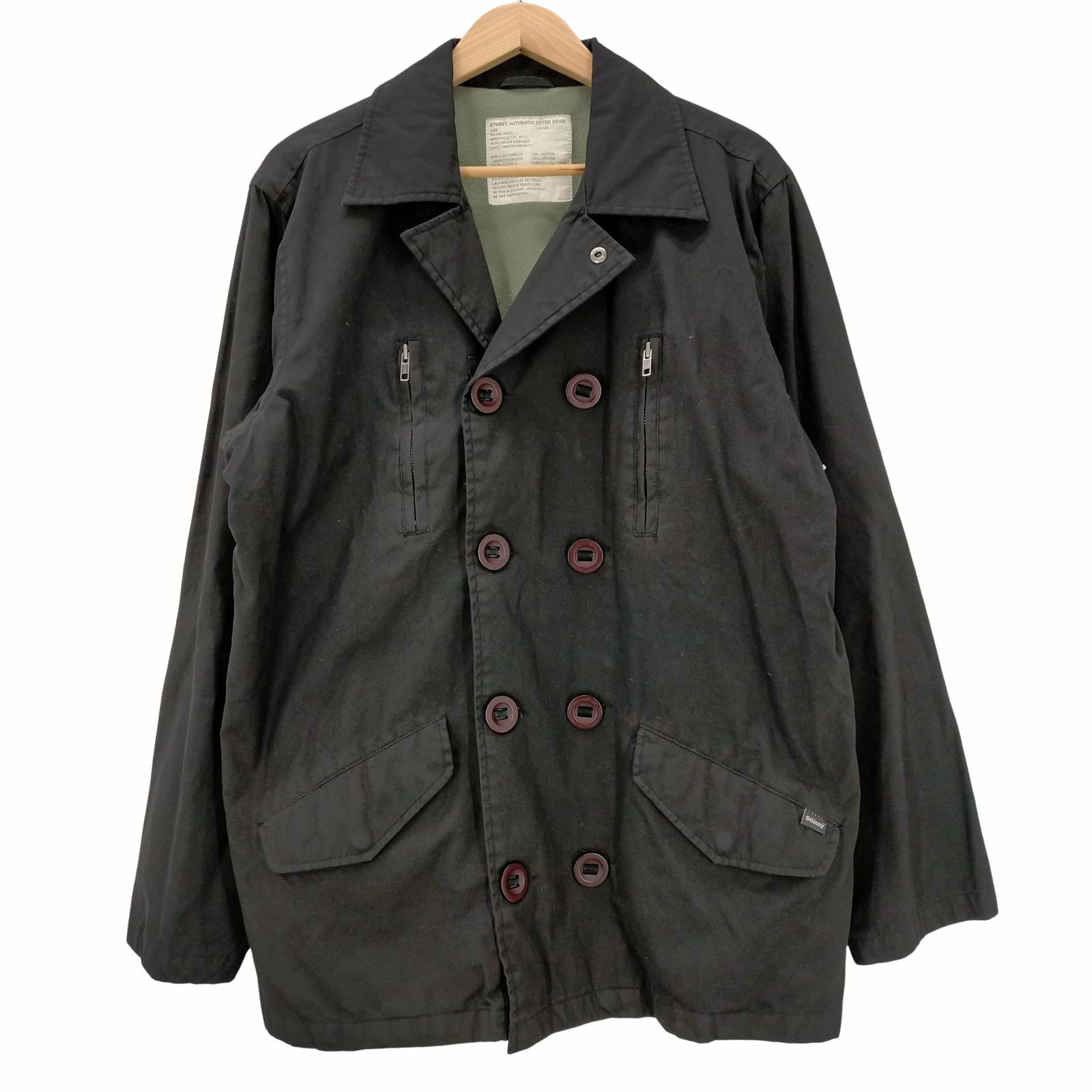 【Xmas限定値下】90s 00s old STUSSY Pコート Rare