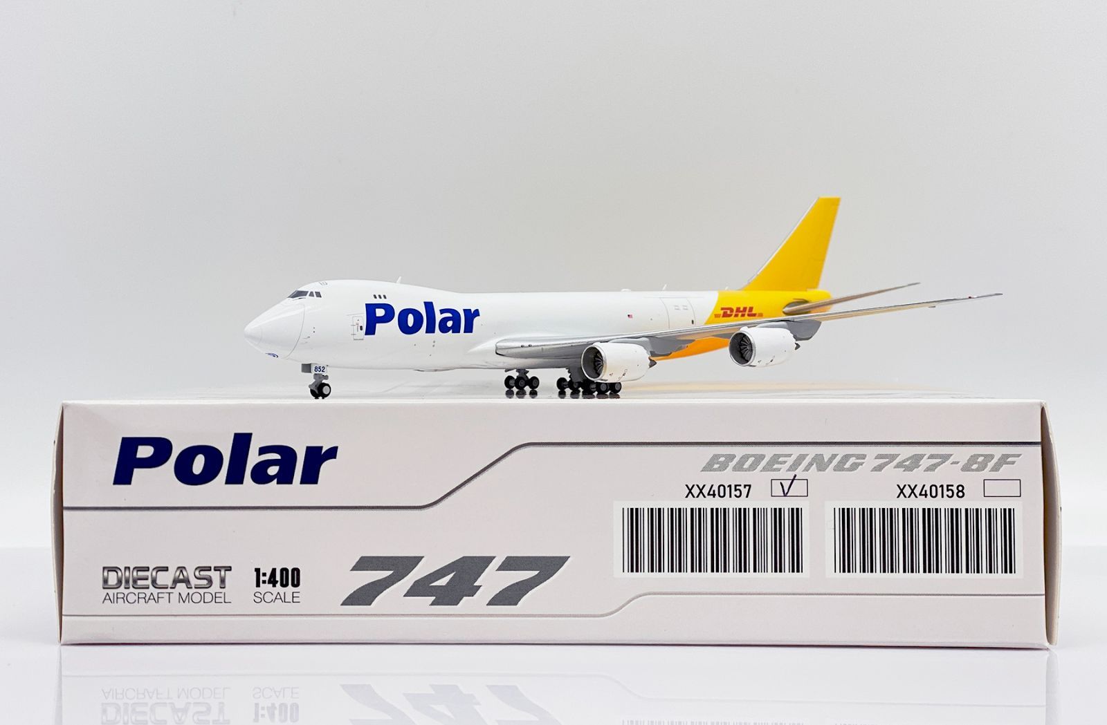ポーラーエアカーゴ 747-8F N852GT 1/400 Jcwings ポーラーエアカーゴ 747-8F N852GT 1/400 XX40157 - メルカリ