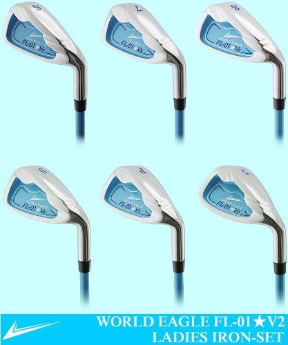 数量 ブルー アイアンセット 右用WE-JF01-iS-LR-BLL レディース EAGLE ワールドイーグル FL-01-V2 WORLD