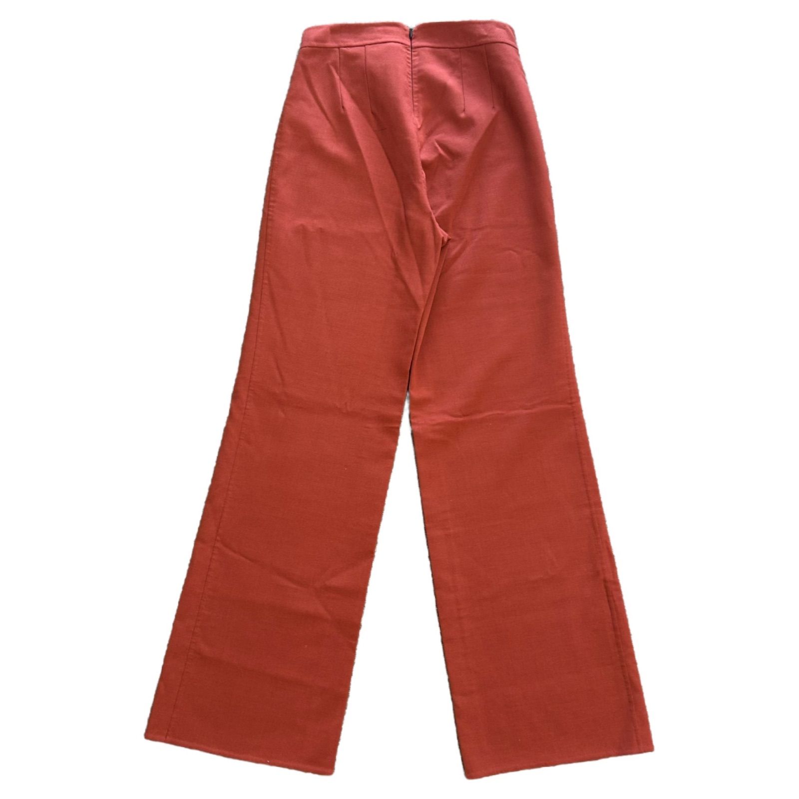 【正規商品 】 BOTTEGA VENETA ボッテガ ヴェネタ ワイドパンツ サイズ３８ ウール オレンジ レディース ボトムス 衣類 ぜひ当店へようこそ！