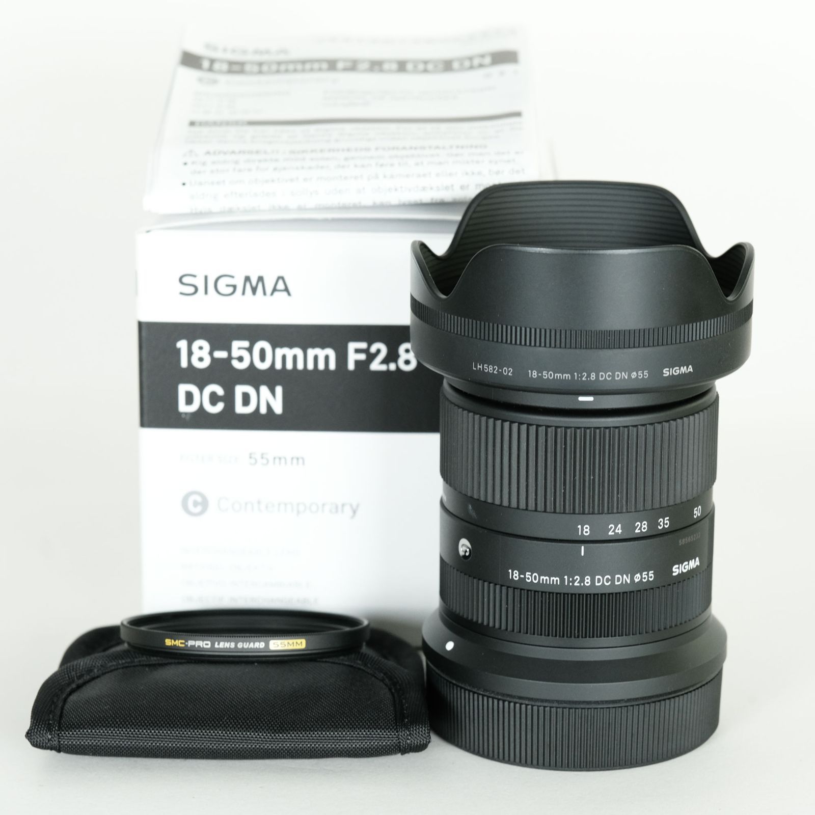 ｜フィルター付 SIGMA 18-50mm F2.8 DC DN｜Contemporary キヤノンRF用 キヤノンRF-Sマウント