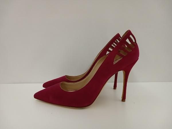 MANOLO BLAHNIK マノロ ブラニク スエードパンプス イタリア製 サイズ