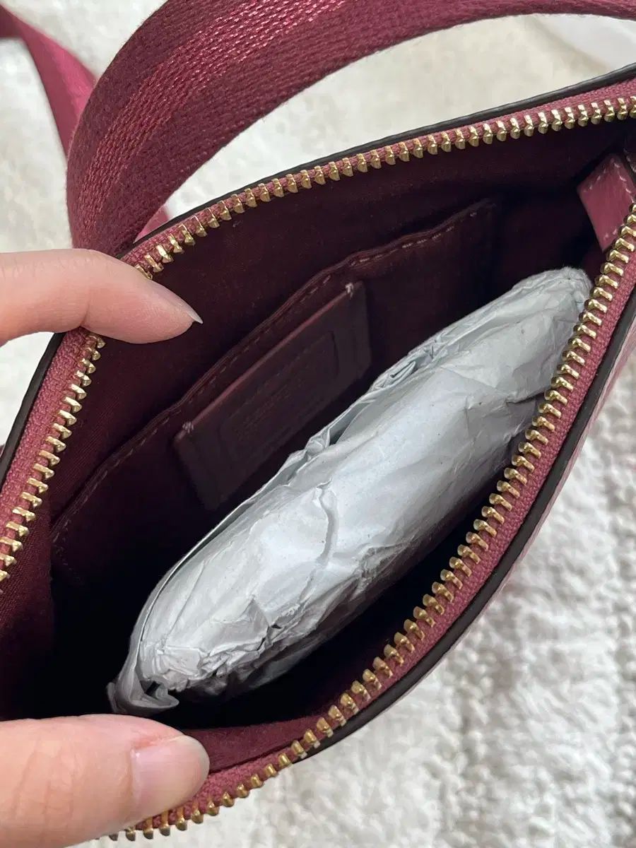 COACH コーチ クロスバッグ バーガンディー 保存袋 DECORATOM_COM_BR